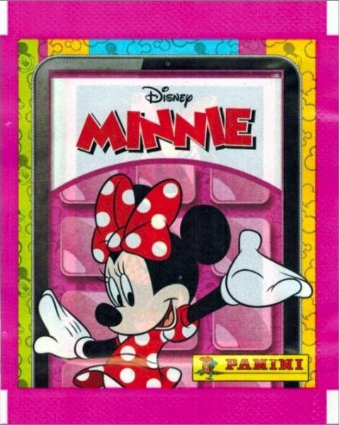 1x 2014 Panini Disney Minnie - Sticker Pack (SEALED)