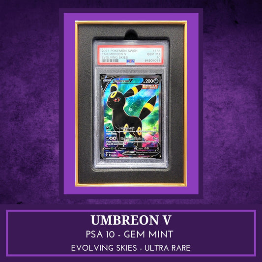 Pokemon! 1x Umbreon V Full Art PSA 10 (Evolving Skies - Ultra Rare)