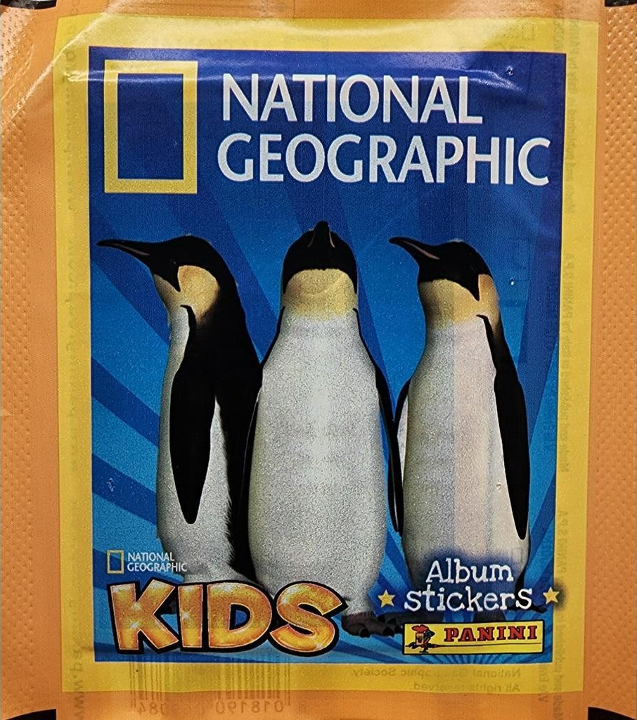 1x 2012 Panini National Geographic Kids - Sticker Pack (SEALED)