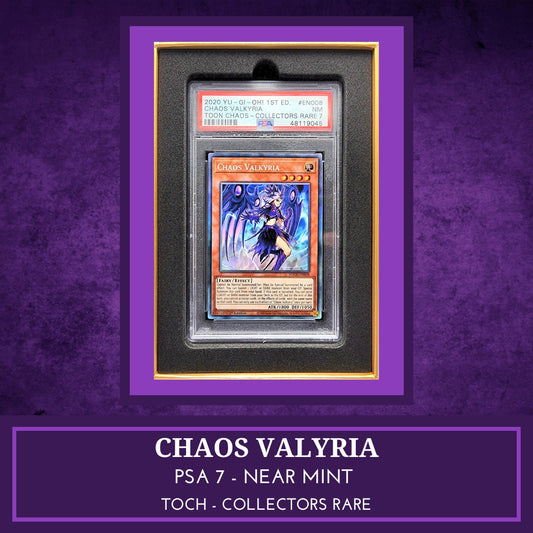 Yugioh! 1x Chaos Valkyria PSA 7 (TOCH - Collectors Rare)