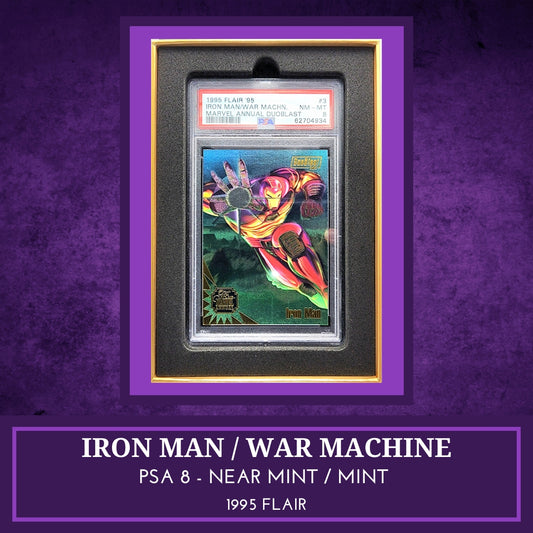 Marvel! 1x Iron Man/War Machine PSA 8 (Duoblast - 1995 Flair)