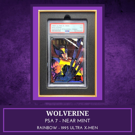 Marvel! 1x Wolverine PSA 7 (Rainbow - 1995 Ultra X-Men)