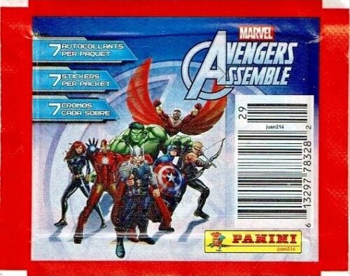 1x 2013 Panini Marvel Avengers Assemble - Sticker Pack (SEALED)