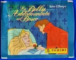 1x 1995 Panini Disney Sleeping Beauty - Sticker Pack (SEALED)