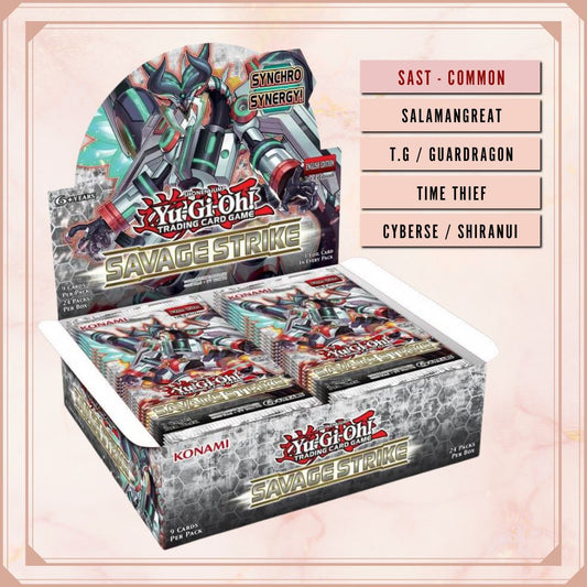Yugioh! Savage Strike Singles (SAST - Common) 1st/Unli Edition