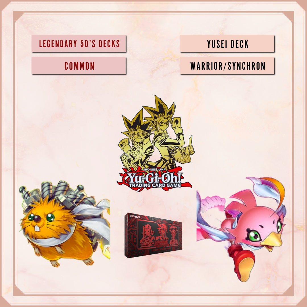 Yugioh! Legendary 5D’s Decks: Yusei Deck Singles (L5DD - Common) 1st Edition