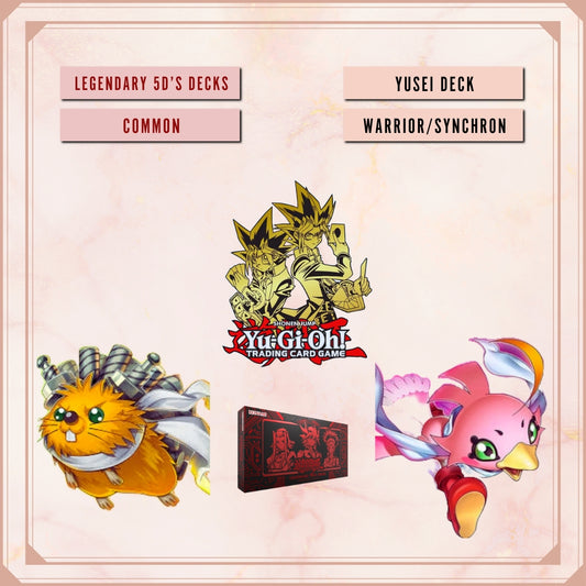 Yugioh! Legendary 5D’s Decks: Yusei Deck Singles (L5DD - Common) 1st Edition