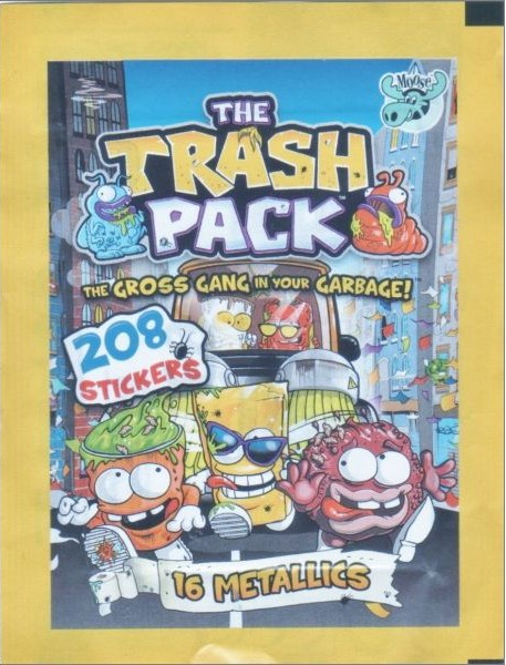 1x 2011 Giromax The Trash Pack - Sticker Pack (SEALED)