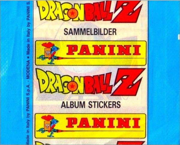 1x 1999 Panini Dragonball Z - Sticker Pack (SEALED)