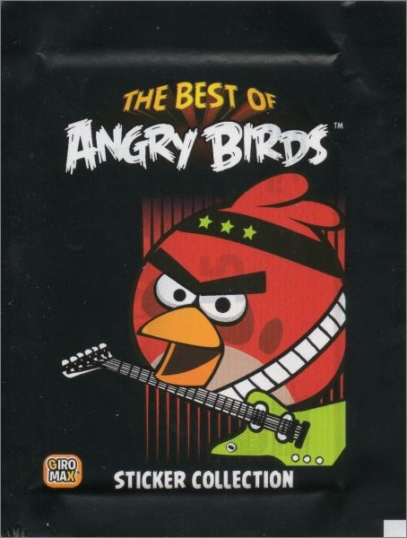 1x 2013 Giromax The Best of Angry Birds - Sticker Pack (SEALED)